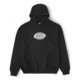 Warp Logo Heavyweight Hoodie - Black