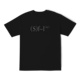 Seefeel Silver Logo T-shirt - Black